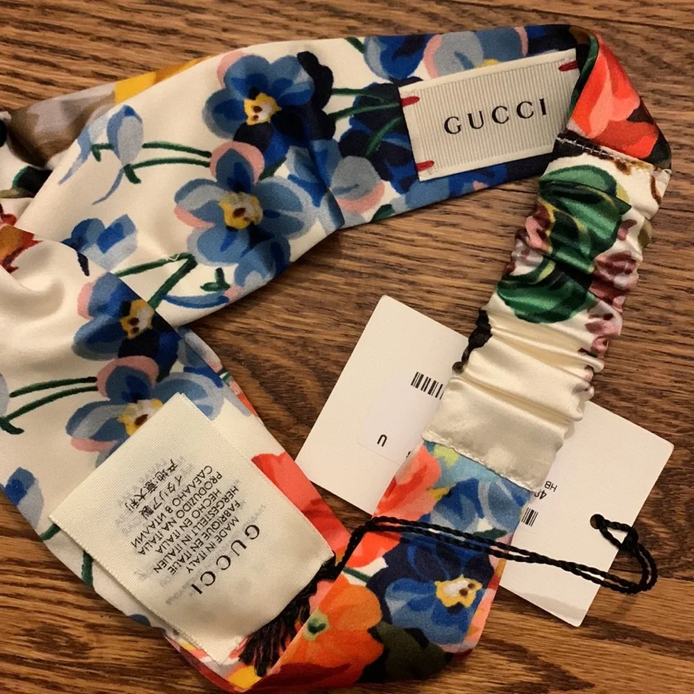 Gucci Floral Hairband - Multicolor - Picture 5 of 8